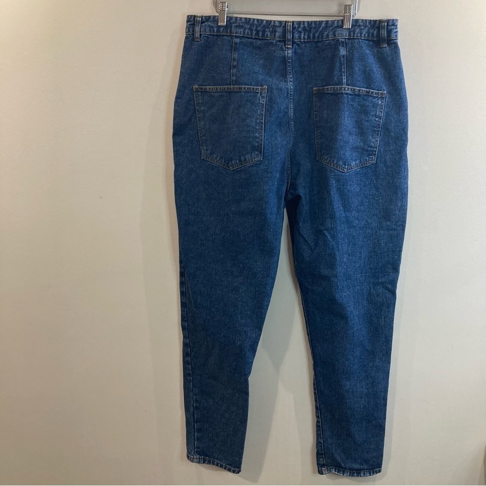 REFUGE DENIM Sz 15 Mom Style Super High Rise Mid-Wash Jeans - Picture 7 of 11